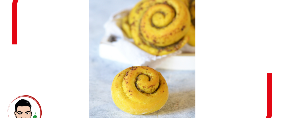 Girelle alla zucca e pesto di funghi della Sila