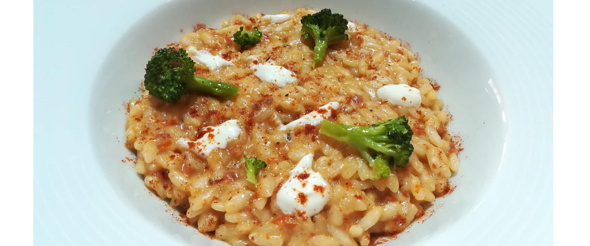 Risotto con pesto di pomodori secchi Tutto Calabria